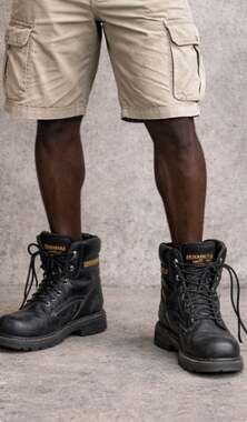Caterpillar Second Shift Steel Toe Work Boot Men PreWorn Size 13
